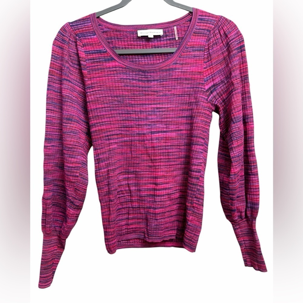 White + Warren Vibrant Knit Top